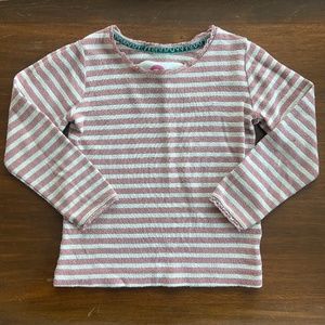 Mini Boden Sparkle Pointelle Long Sleeve